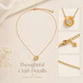 Luxury Gold Pet Necklace with Sparkling Crystal Pendant, Adjustable Lightweight Collar Jewelry for Cats Small Dogs, Elegant Pet Accessory Gift